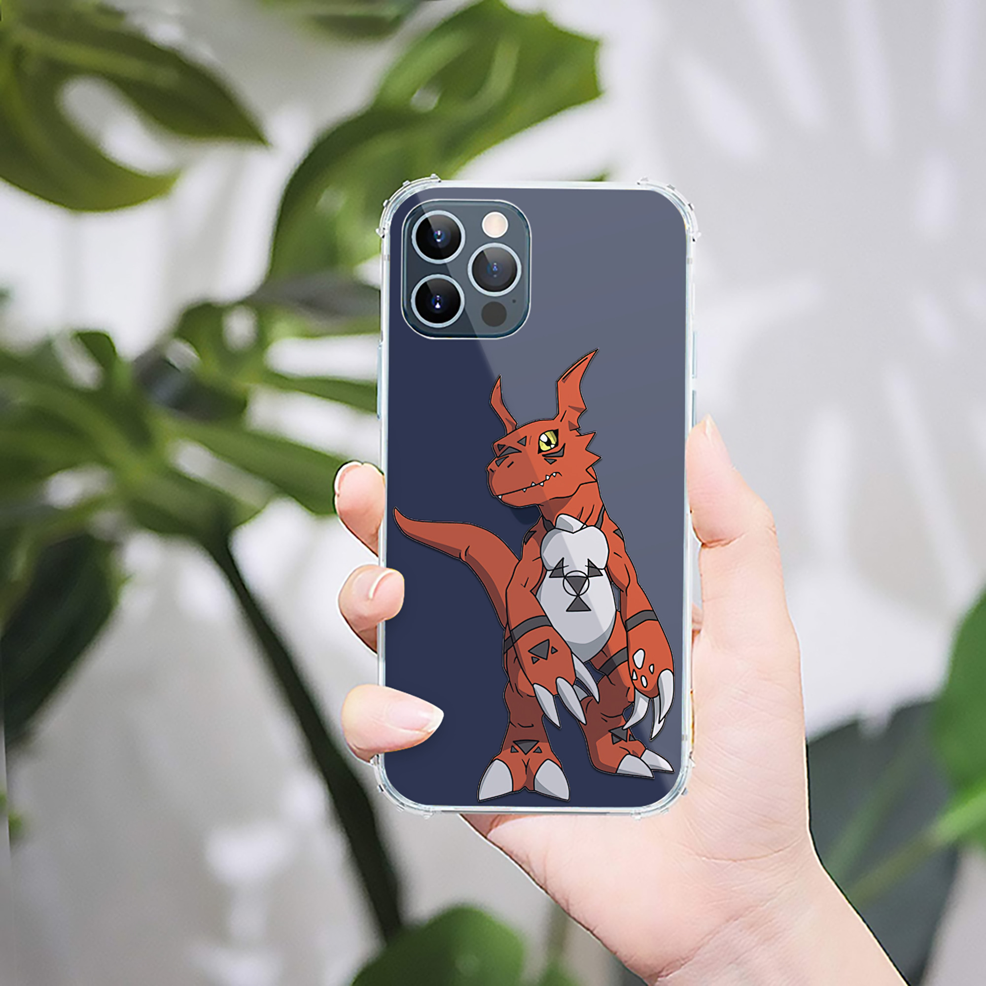（画像用） Digimon デジタルモンスター/デジモン 【iPhone 12シリーズ対応】透明スマホケース（クリアソフトケース）